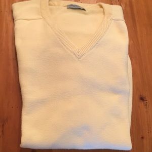 Mans light yellow cotton sweater